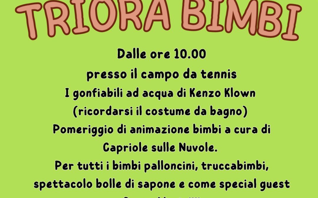 Triora bimbi