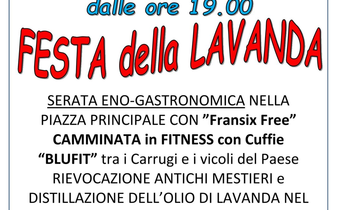 Festa della lavanda