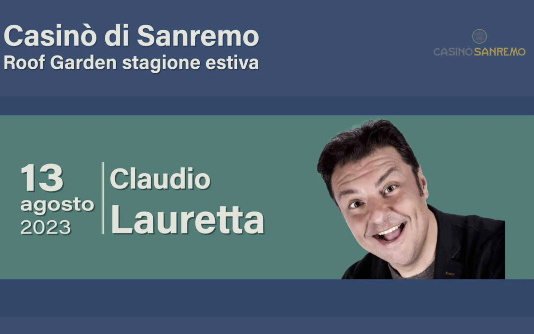 Cena con spettacolo di Claudio Lauretta