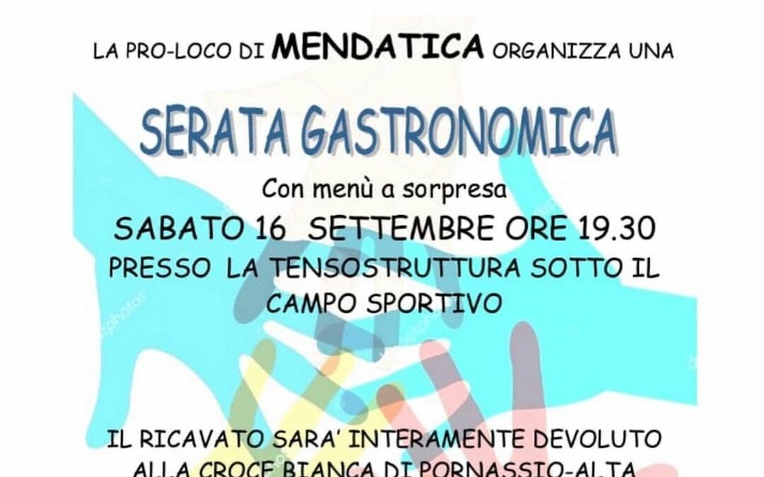 Serata gastronomica