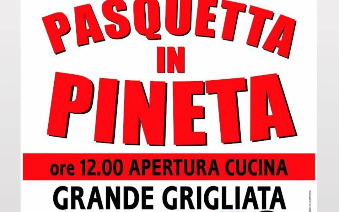 Pasquetta in pineta a Diano Castello