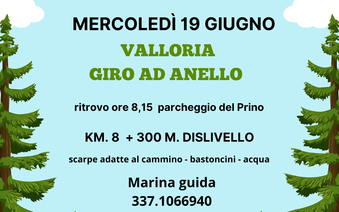 Giro ad anello a Valloria