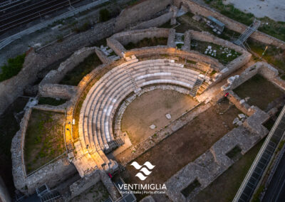 Teatro Romano Albintimilium nell'area archeologica di Nervia di Ventimiglia