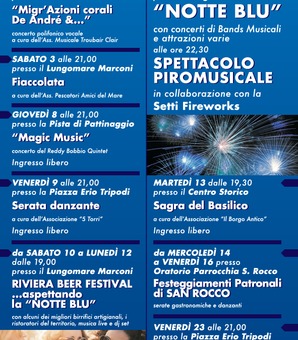 A summer of events in Vallecrosia