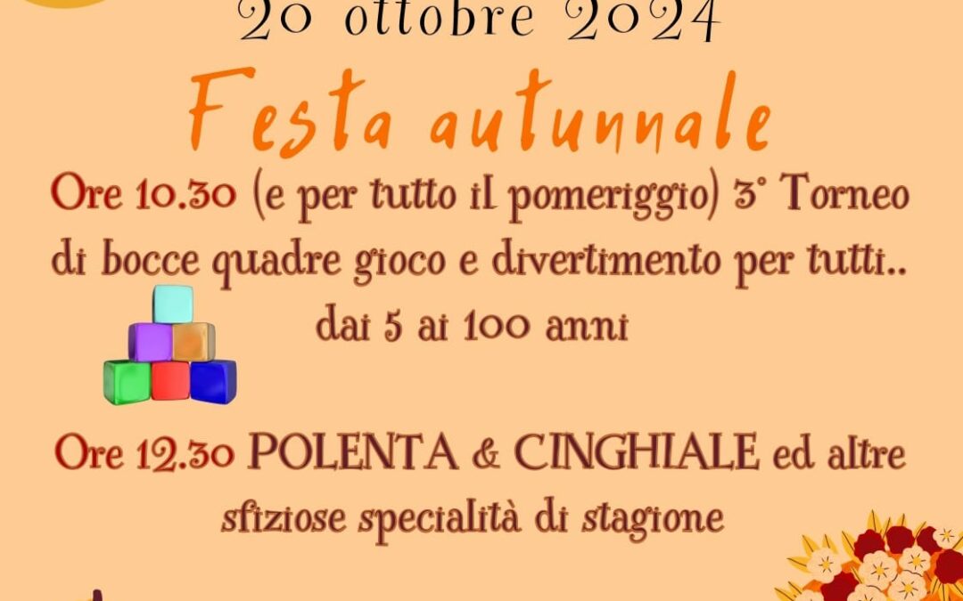 Festa autunnale a Pontedassio