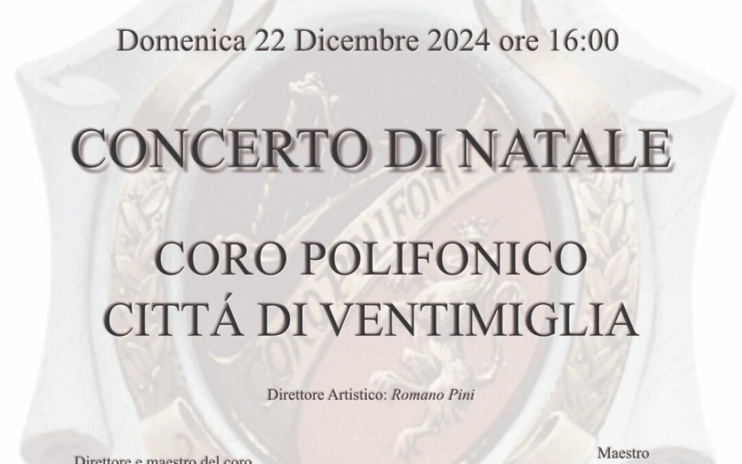 Ventimiglia Concerto di Natale