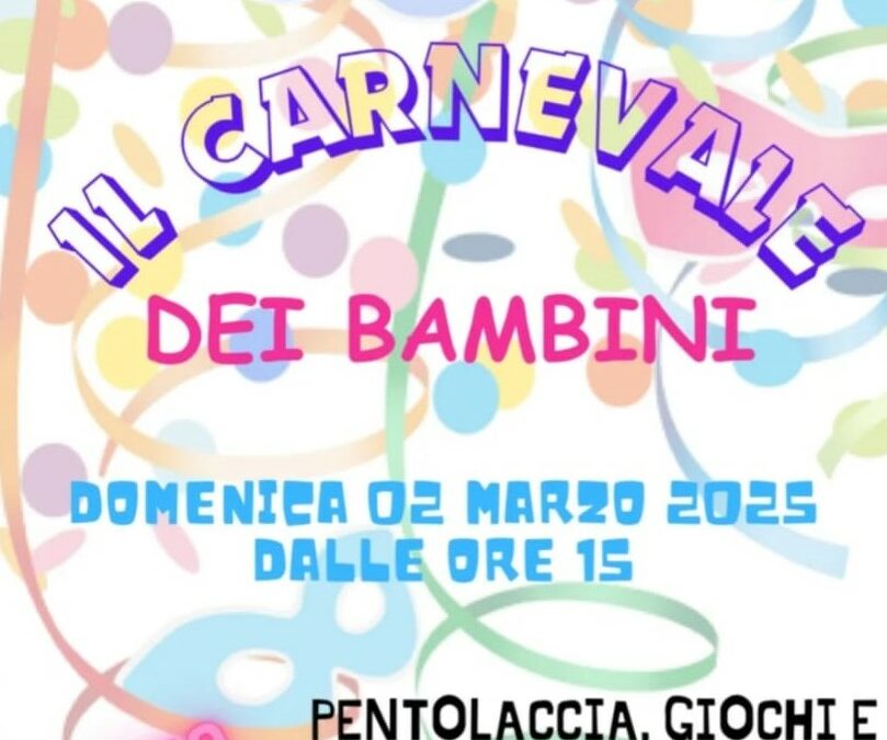 CARNEVALE DEI BAMBINI A RANZO